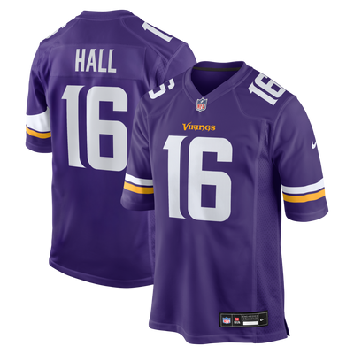 Minnesota Vikings Jaren Hall Nike Purple Game Jersey