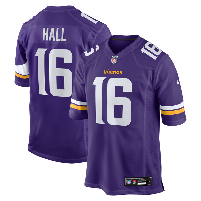 Minnesota Vikings Jaren Hall Nike Purple Game Jersey