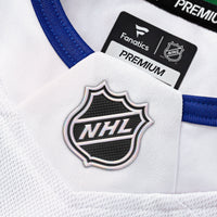 Vancouver Canucks Fanatics White Away Premium Custom Jersey