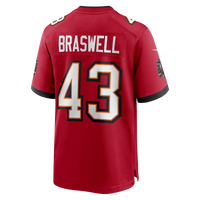 Tampa Bay Buccaneers Chris Braswell Nike Red Game Jersey