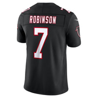 Atlanta Falcons Bijan Robinson Nike Black Alternate Throwback Vapor F.U.S.E. Stitched Limited Jersey