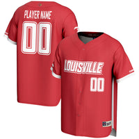 Louisville Cardinals GameDay Greats NIL Pick-A-Player Lightweight Baseball Jersey - Red