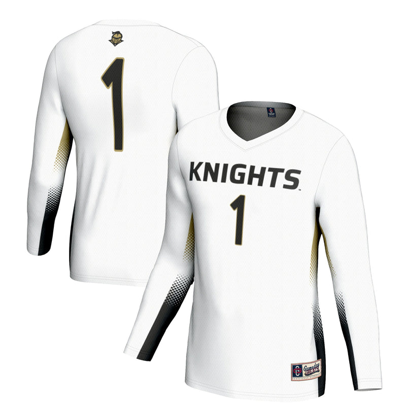 #1 UCF Knights GameDay Greats Lightweight Volleyball Jersey - White