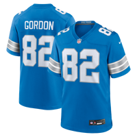 Detroit Lions Thomas Gordon Nike Blue Team Game Jersey