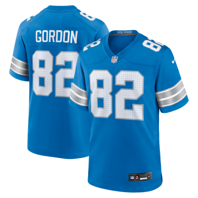 Detroit Lions Thomas Gordon Nike Blue Team Game Jersey