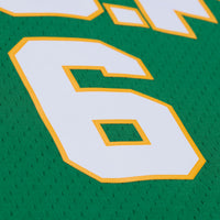 Bill Russell San Francisco Dons Mitchell & Ness 1955/56 Swingman Jersey - Green