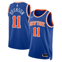 New York Knicks Nike Icon Edition Swingman Jersey - Blue - Jalen Brunson -