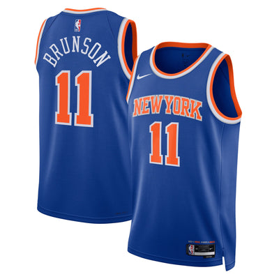 New York Knicks Nike Icon Edition Swingman Jersey - Blue - Jalen Brunson -