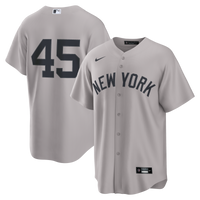 New York Yankees Gerrit Cole Nike Gray Road Replica Jersey