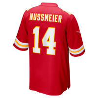 Kansas City Chiefs Garrett Nussmeier Nike Red Game Jersey