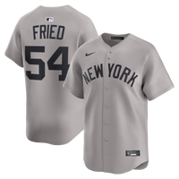 New York Yankees Max Fried Nike Gray Road Limited Player Jersey