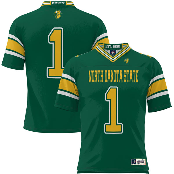 #1 NDSU Bison GameDay Greats Endzone Football Jersey - Green