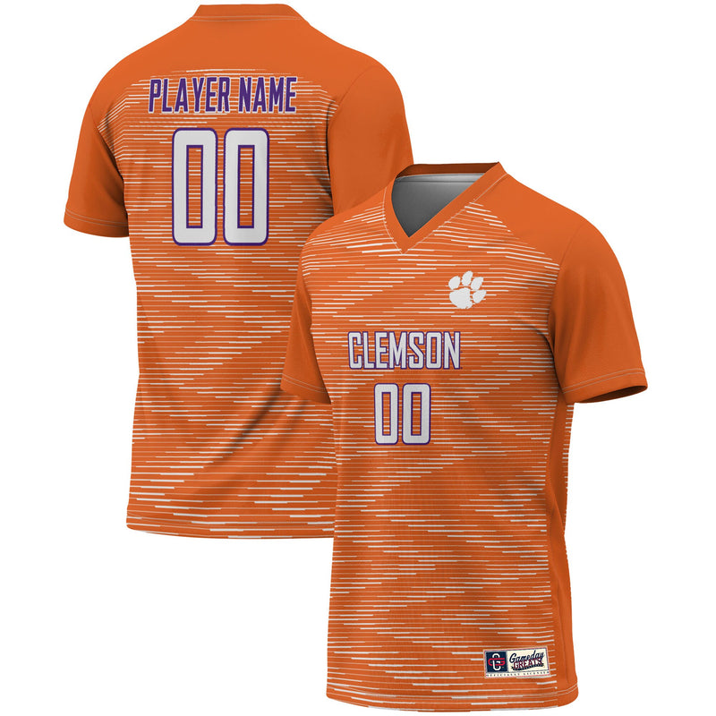 Clemson Tigers GameDay Greats Pick-A-Player NIL Lightweight Soccer Jersey - Orange
