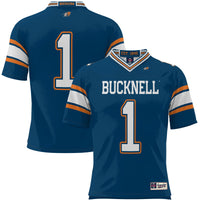 #1 Bucknell Bison GameDay Greats Endzone Football Jersey - Blue