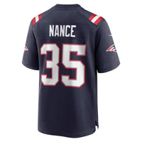 New England Patriots Jim Nance Nike Navy Retired Player Jersey