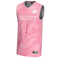 #1 UMass Minutemen GameDay Greats Lightweight Basketball Jersey - Pink