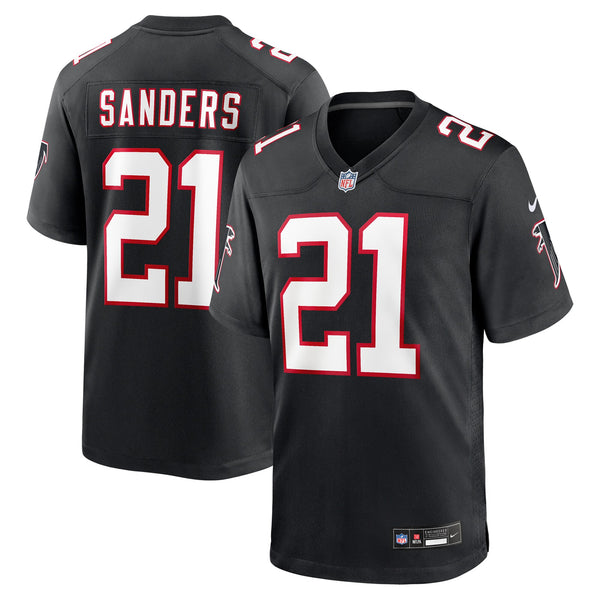 Atlanta Falcons Deion Sanders Nike Black Retired Player Alternate Game Jersey