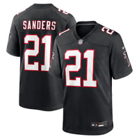 Atlanta Falcons Deion Sanders Nike Black Retired Player Alternate Game Jersey