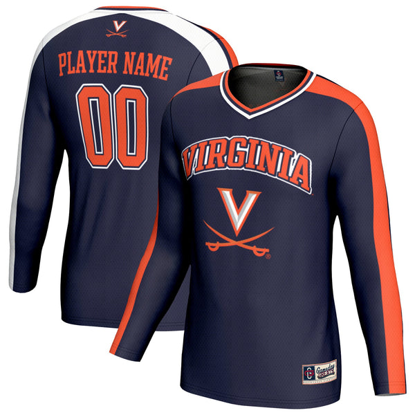 Virginia Cavaliers GameDay Greats NIL Pick-A-Player Lightweight Collegiate Volleyball Fashion Jersey - Navy