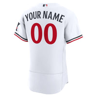 Minnesota Twins Nike White Home Authentic Custom Jersey