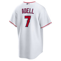 Los Angeles Angels Jo Adell Nike White Home Replica Jersey