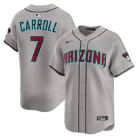 Arizona Diamondbacks Corbin Carroll Nike Gray Road Limited Player Jersey