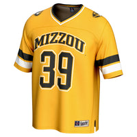 #39 Missouri Tigers GameDay Greats Lightweight Collegiate Football Fashion Jersey - Gold