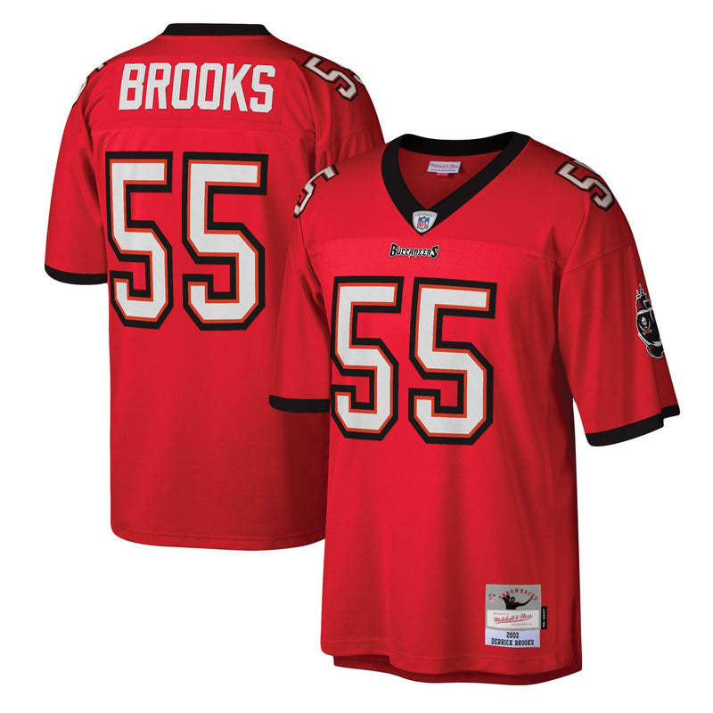 Tampa Bay Buccaneers Derrick Brooks Mitchell & Ness Red Legacy Replica Jersey