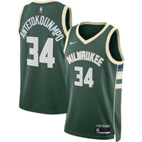 Milwaukee Bucks Giannis Antetokounmpo Nike Dri-Fit Swingman Jersey