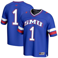 #1 SMU Mustangs GameDay Greats Collegiate Football Fashion Jersey - Royal