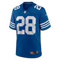 Indianapolis Colts Jonathan Taylor Nike Royal Game Player Jersey