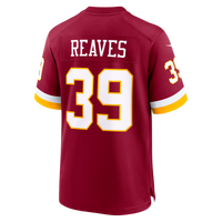 Washington Commanders Jeremy Reaves Nike Burgundy Game Jersey