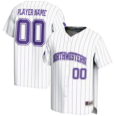 Northwestern Wildcats GameDay Greats NIL Pick-A-Player Lightweight Baseball Jersey - White