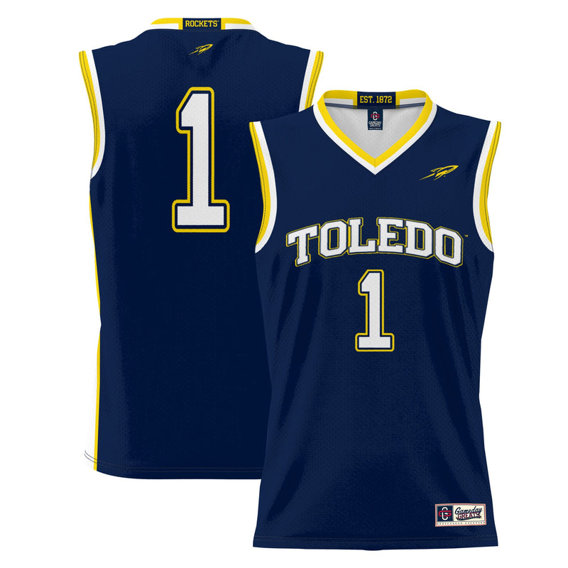 #1 Toledo Rockets GameDay Greats Lightweight Basketball Jersey - Blue