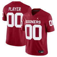 Oklahoma Sooners Jordan Brand NIL Pick-A-Player Football Replica Jersey - Crimson