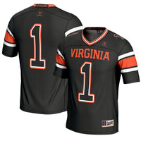 #1 Virginia Cavaliers GameDay Greats Endzone Football Jersey - Black