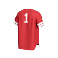 #1 Western Kentucky Hilltoppers GameDay Greats Lightweight Collegiate Baseball Fashion Jersey - Red