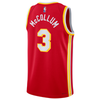 Atlanta Hawks Nike Icon Edition Swingman Jersey - Red - CJ McCollum -