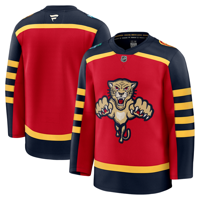 Florida Panthers Fanatics Red 2026 NHL Winter Classic Premium Jersey