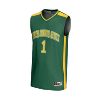 #1 NDSU Bison GameDay Greats Lightweight Basketball Fashion Jersey - Green