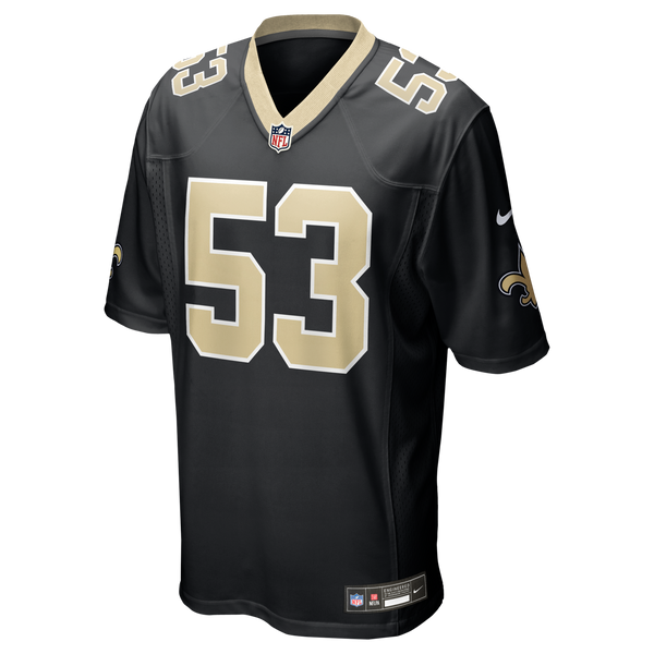 New Orleans Saints Jaylan Ford Nike Black Game Jersey
