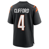 Cincinnati Bengals Sean Clifford Nike Black Team Game Jersey