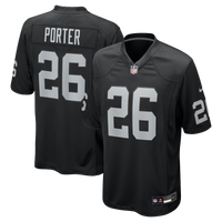 Las Vegas Raiders Darien Porter Nike Black Team Game Jersey