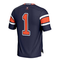 #1 Virginia Cavaliers GameDay Greats Football Jersey – Navy