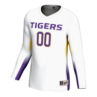 LSU Tigers GameDay Greats NIL Lightweight Volleyball Jersey - White