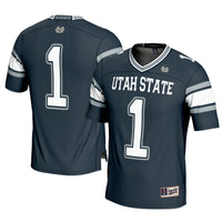 #1 Utah State Aggies GameDay Greats Football Jersey - Navy