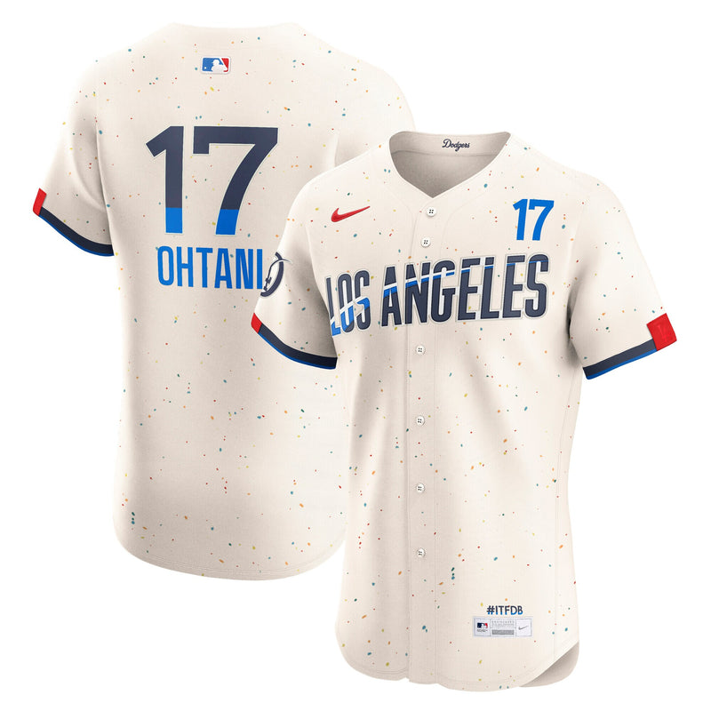 Los Angeles Dodgers Shohei Ohtani Nike Cream City Connect Elite Jersey