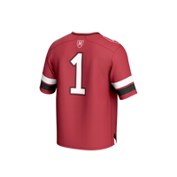 #1 Harvard Crimson GameDay Greats Lightweight Collegiate Football Fashion Jersey - Crimson