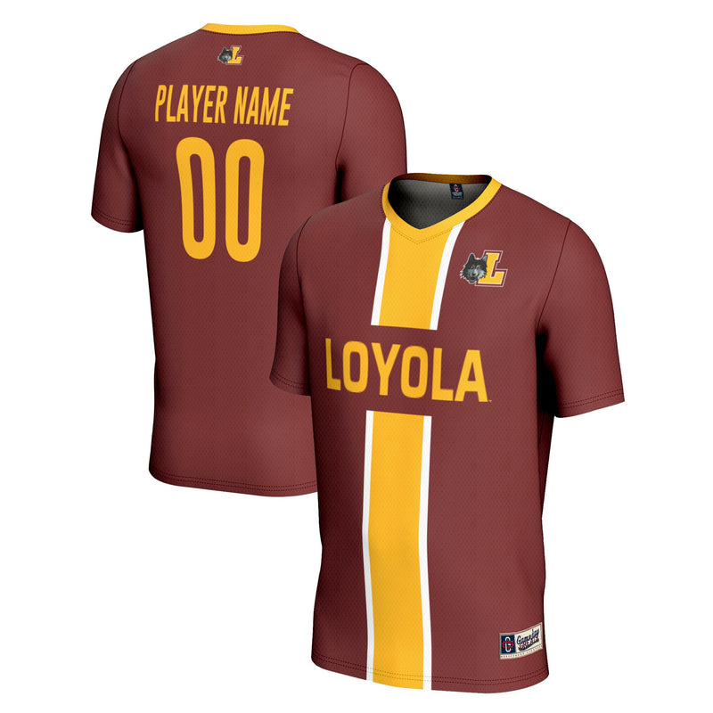 Loyola Chicago Ramblers GameDay Greats Pick-A-Player NIL Lightweight Soccer Jersey - Maroon