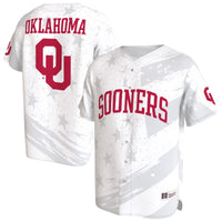 Oklahoma Sooners GameDay Greats Lightweight Collegiate Baseball Americana Fashion Jersey - White